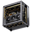 Caja ATX Jonsbo X400 Vidrio Templado Curvo Gris image number null