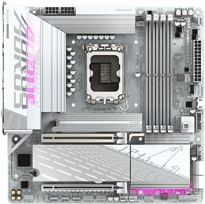 Placa Base Gigabyte B860M A ELT WF6E ICE image number 1