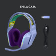 Auriculares Logitech G733 RGB Lightspeed Wireless Lila image number null