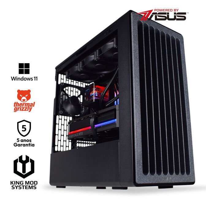 Ordenador King Mod Gamer-PC HAVN Ryzen 7 9800X3D 32GB DDR5 2TB RTX 5090 WiFi W11 Bonus