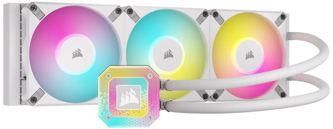 Refrigeraci&oacute;n L&iacute;quida CPU Corsair iCUE H150i ELITE CAPELLIX XT 360mm Blanco image number 0