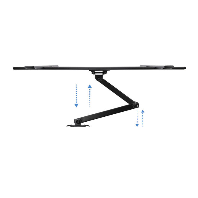 Soporte de Pared Tooq Tilt 3 Pivots 37" a 70" Max. 50kg Negro image number 10