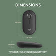 Rato Logitech Pebble 2 M350s 4000DPI Wireless/Bluetooth Grafite image number null