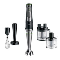 Batidora de Mano Braun MultiQuick 9 MQ 9195XLI 1200W Negro/Inox