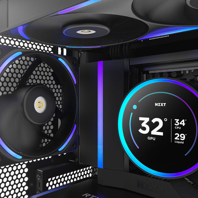 Ventilador  NZXT F120x Perfomance RGB 120mm - Single Pack Negras image number 7