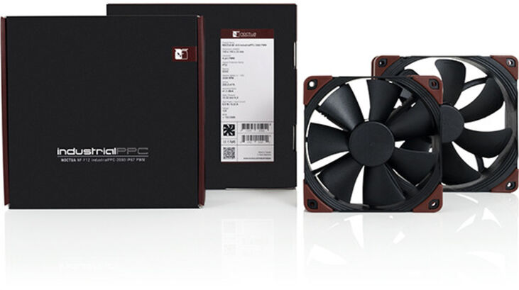 Ventilador Noctua NF-F12 industrialPPC 12v 2000rpm PWM 120mm image number 2
