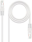 Cable de Red NanoCable RJ45 CAT.6 UTP AWG24 2 M Blanco image number null