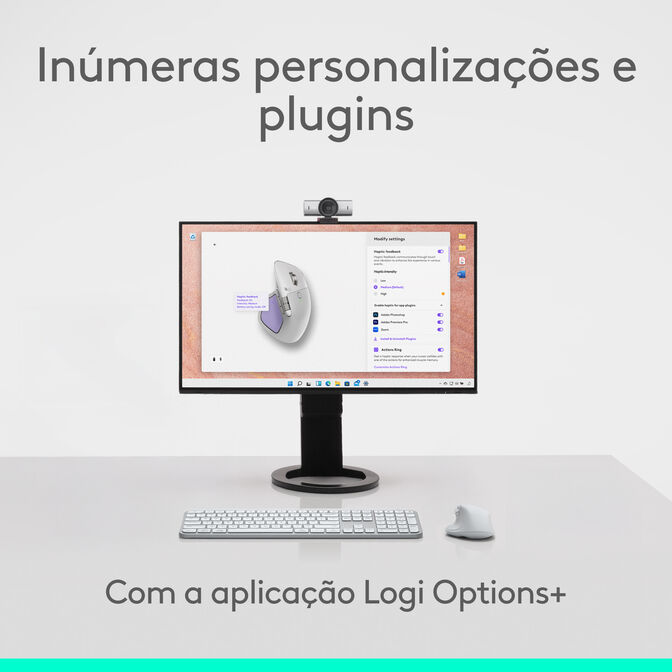 Rat&oacute;n Logitech MX Master 4 for Mac White Silver image number 13
