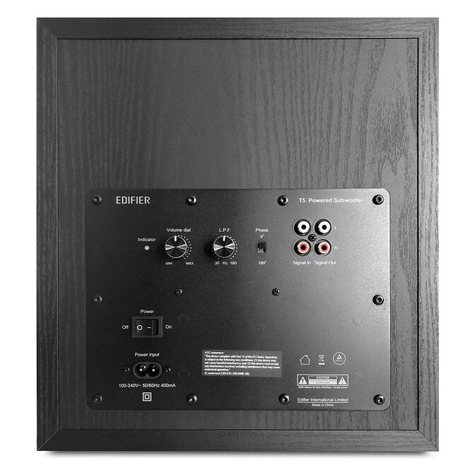Subwoofer Edifier T5 70W Negro image number 3