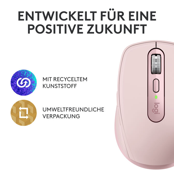 Rat&oacute;n Logitech MX Anywhere 3S Wireless Rosa image number 11