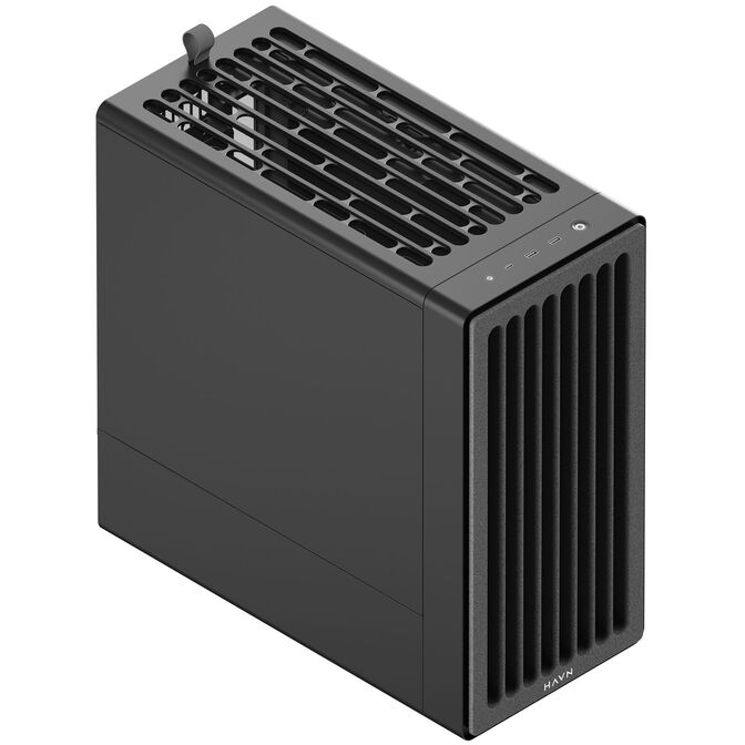 Caja ATX HAVN BF 360 Flow Solid Negro image number 2