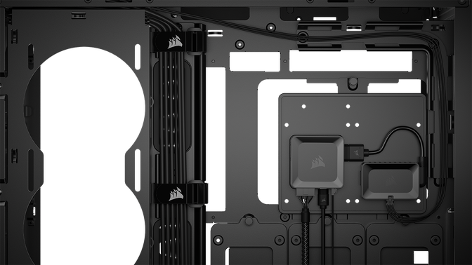 Torre E-ATX Corsair 5000T LX ARGB Negro Cristal Templado image number 22