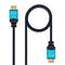 Cable HDMI V2.0 4K@60Hz 18Gbps Nanocable A M/M 0.5 M Premium Negro