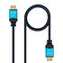 Cable HDMI V2.0 4K@60Hz 18Gbps Nanocable A M/M 0.5 M Premium Negro image number null