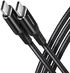 Cable de cargamento AXAGON BUCM432-CM10AB USB-C <-> USB-C, USB4 Gen 3×2, 1m, PD 100W, 8K HD, ALU, braid, Negro image number null