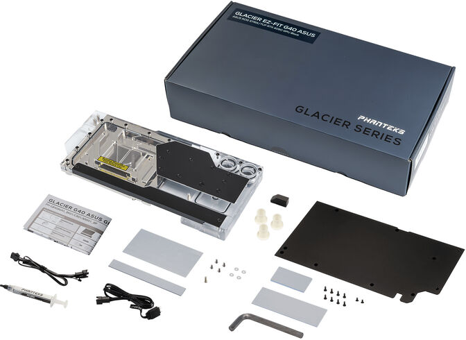 Bloque de VGA Phanteks Glacier EZ-Fit G40 Asus RTX 4090 - D-RGB Negro image number 4