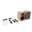 Altavoces Hi-Fi Vulkkano A4 ARC MKII 40W Bluetooth HDMI ARC Marrones image number null