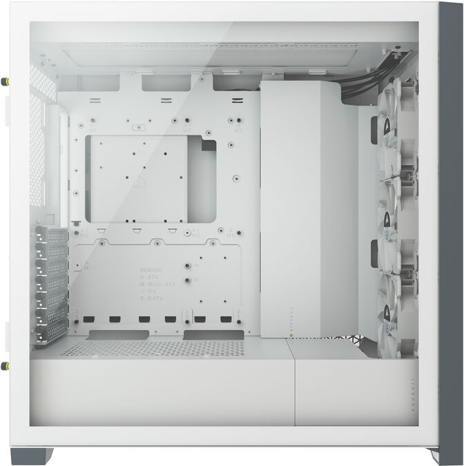 Torre E-ATX Corsair iCUE 5000X RGB Smart Blanco Cristal Templado image number 2