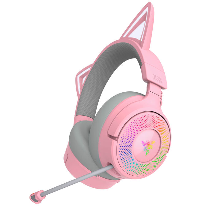 Auriculares Razer Kraken Kitty V3 Pro Wireless/Bluetooth Quartz image number 1
