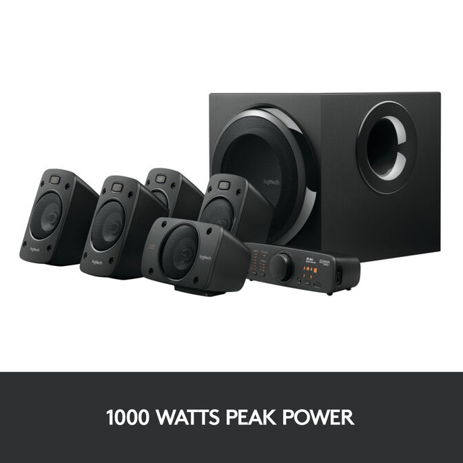 Altavozes Logitech Z906 THX Surround Sound 5.1 1000W Peak/500W RMS Negro image number 6