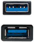 Cable USB 3.0 Nanocable USB-A M/F 3 M Negro image number null