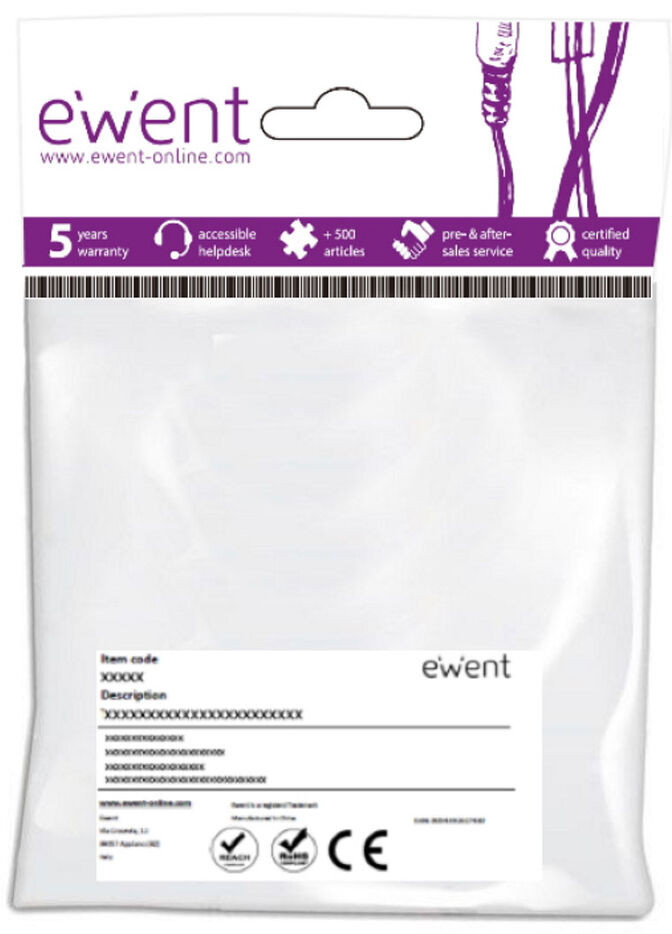 Cable USB 3.0 Ewent Tipo A Macho para Micro B Macho 1.8 M image number 1