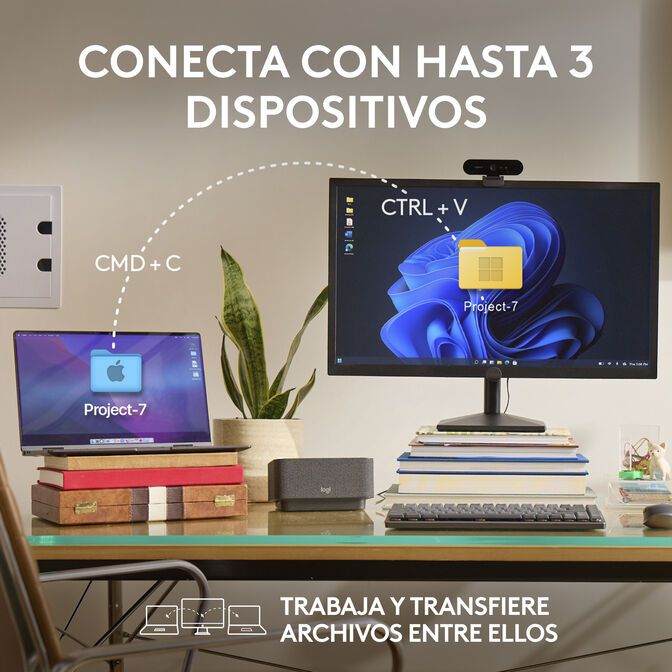 Rat&oacute;n Logitech MX Anywhere 3S Wireless Gris Claro image number 11
