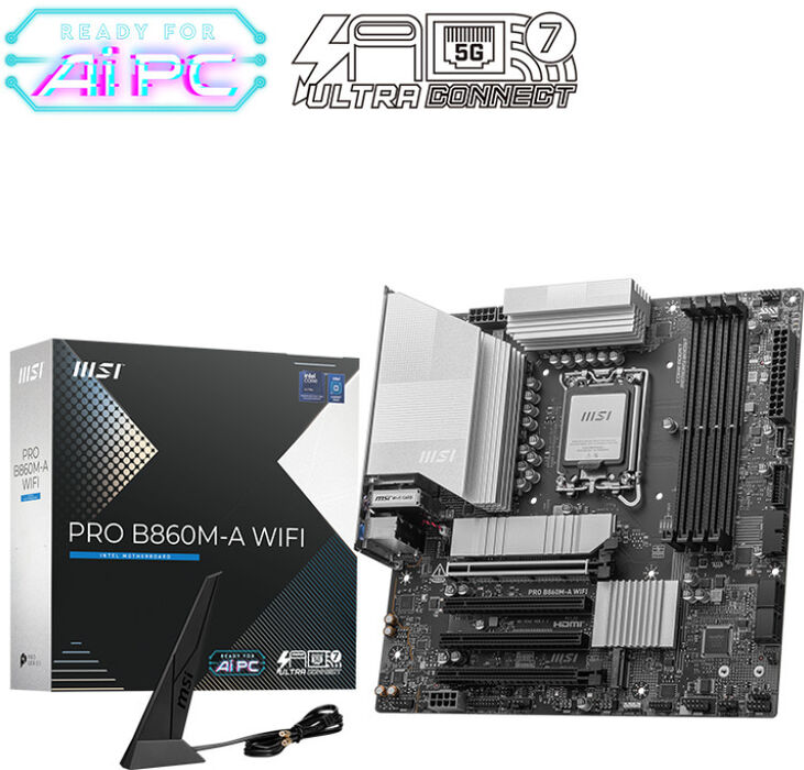 Placa Base MSI PRO B860M-A WIFI image number 0