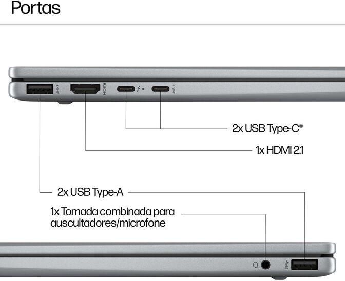 HP Envy x360 2-in-1 Laptop 14-fc0009np Intel Core Ultra 7 155U H&iacute;brido (2-en-1) 35,6 cm (14") Pantalla t&aacute;ctil 2K 16 GB LPDDR5-SDRAM Wi-Fi 7 (802.11be) Windows 11 Home AI PC Plata image number 11