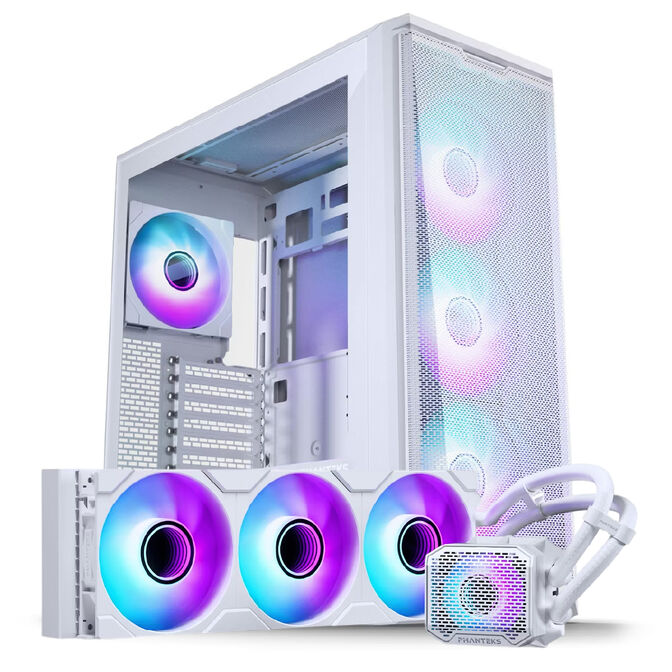 Bundle Phanteks Caja ATX Eclipse G400A Blanca DRGB + AIO Glacier One 360mm image number 0