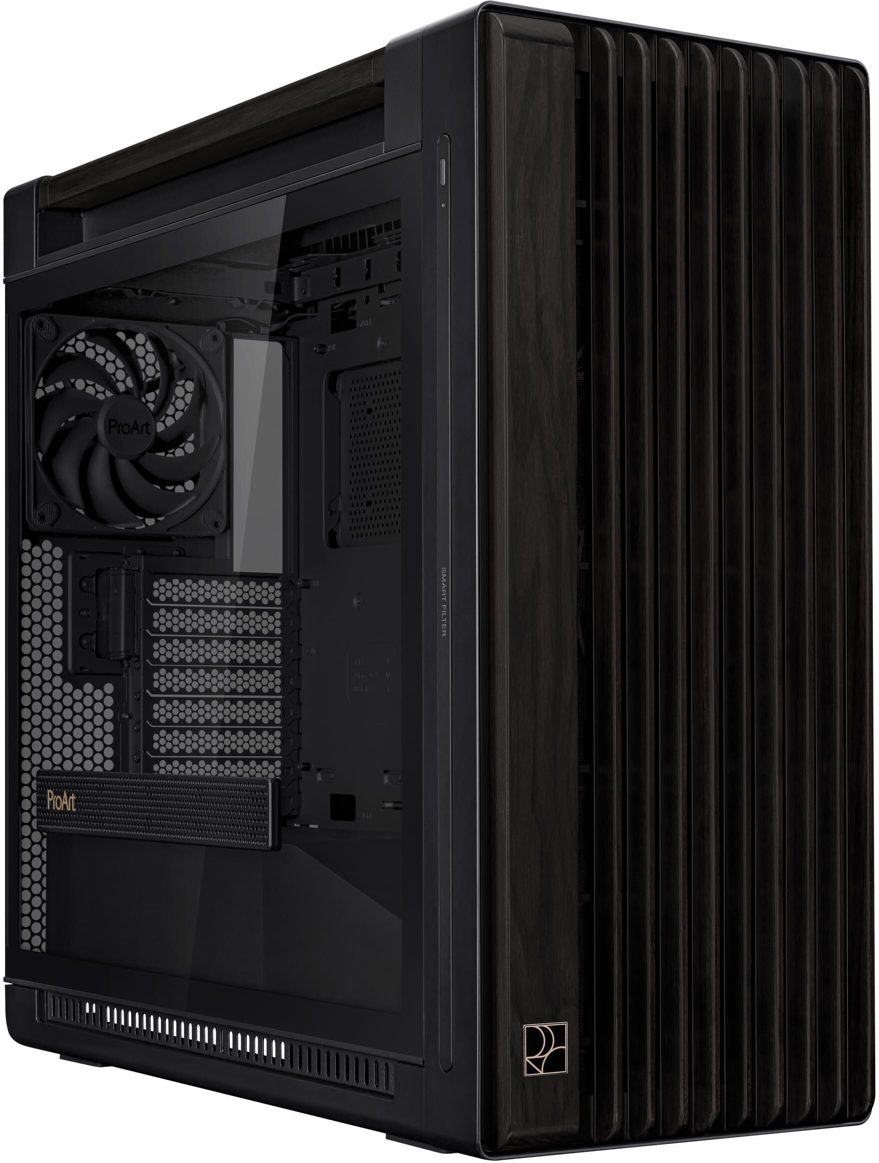 Torre E-ATX ASUS ProArt PA602 Wood TG Preta