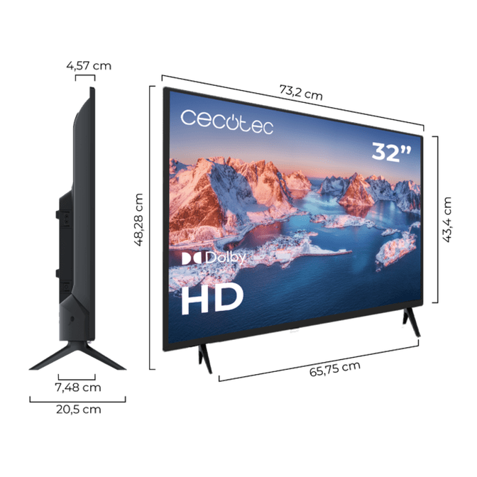 Televisor Cecotec 32" Serie 0032S image number 2