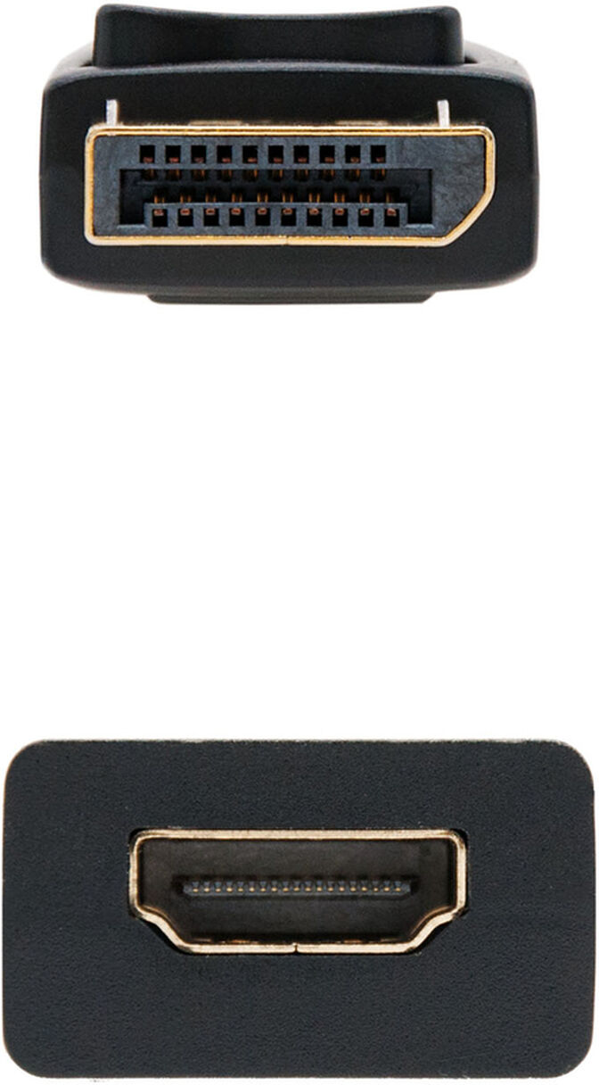 Adaptador NanoCable DisplayPort M para HDMI F 15 CM Negro image number 1