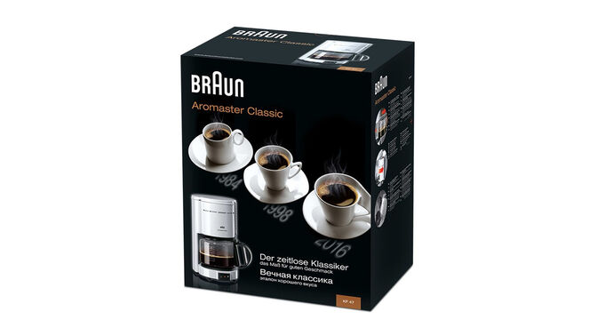 Cafetera de Goteo Braun KF 47/1 WH Blanco image number 7