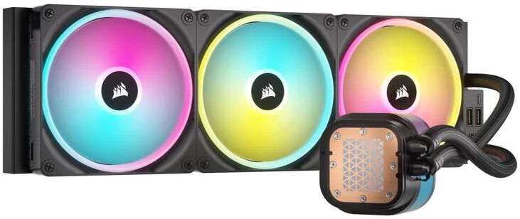 Refrigeraci&oacute;n L&iacute;quida CPU Corsair iCUE LINK H170i RGB 420mm Negro image number 5