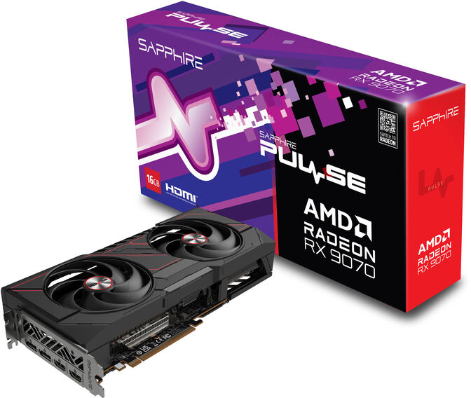 Tarjeta Gr&aacute;fica Sapphire Radeon RX 9070 Pulse 16GB GDDR6 image number 0