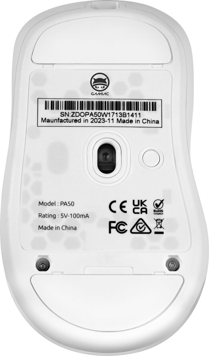 Ratón Gaming GAMIAC PA50 Blanco image number 5