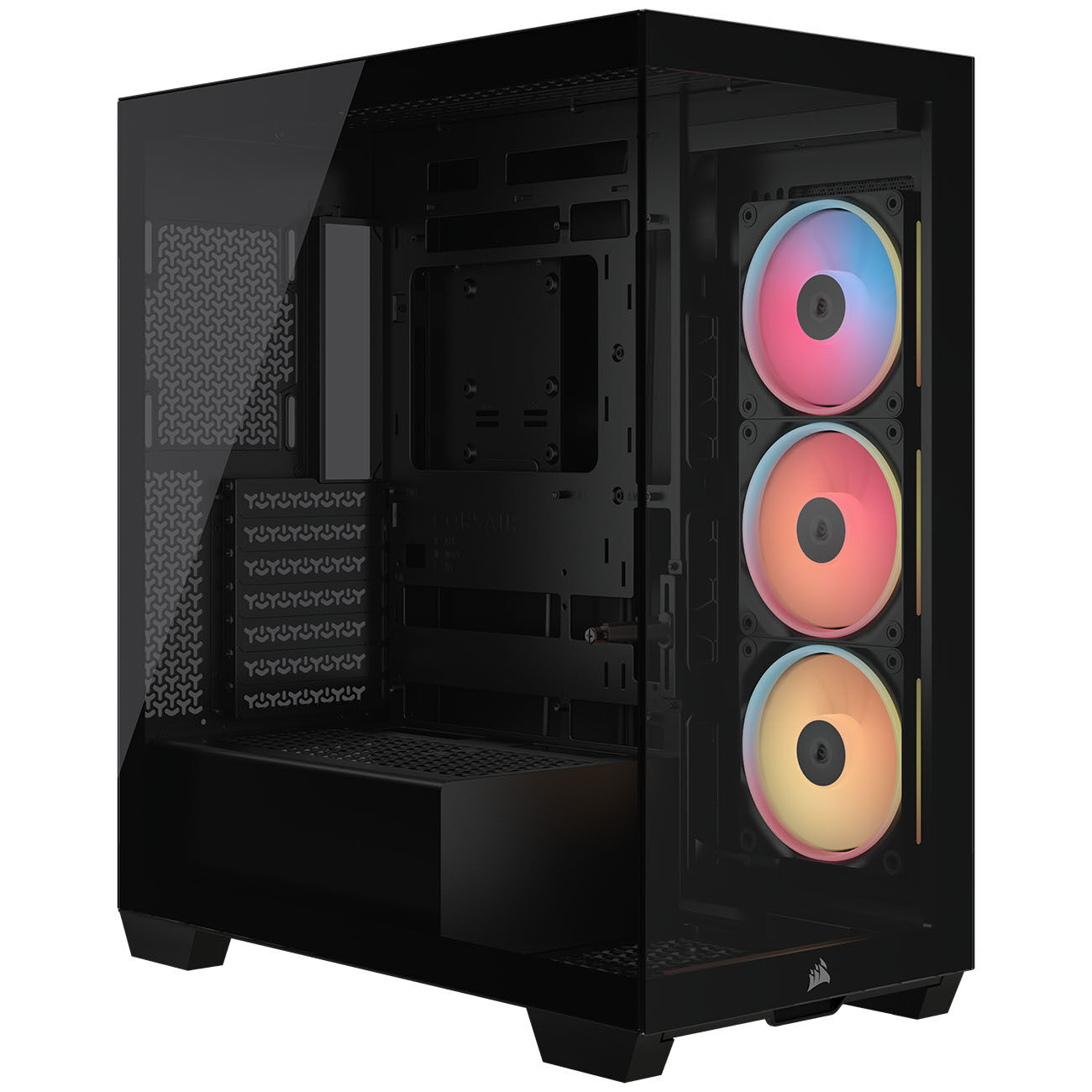 Torre E-ATX Corsair 3500X LXR Link RGB Negro Cristal Templado