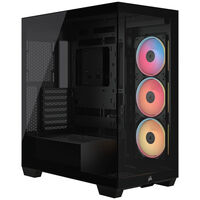 Torre E-ATX Corsair 3500X LXR Link RGB Negro Cristal Templado