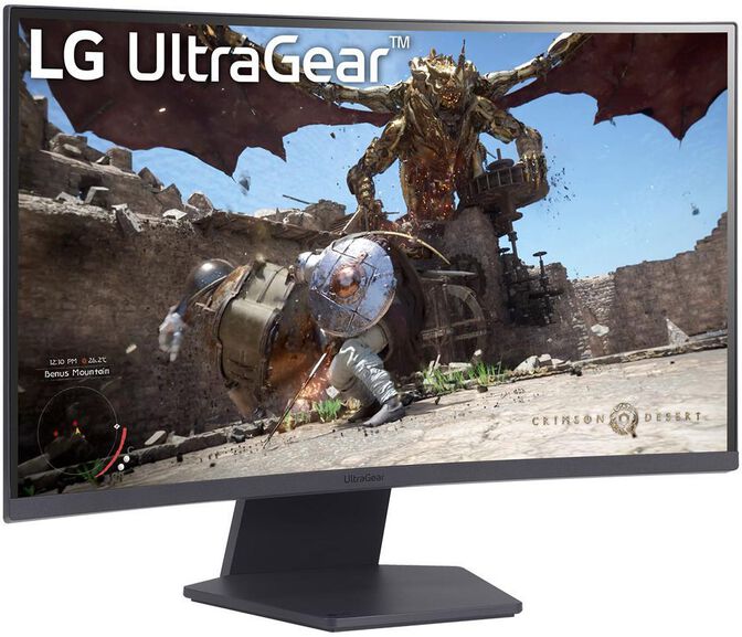 Monitor Curvo Gaming LG UltraGear 32" 32GS60QC-B VA WQHD 180Hz 1ms image number 2
