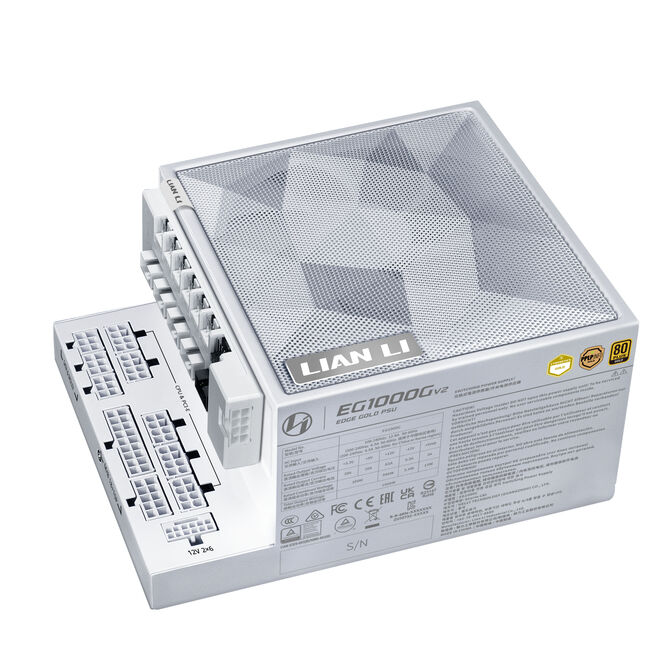 Fuente Modular Lian Li Edge Gold V2 1000W 80+ Gold Blanca (C/Hub) image number 1