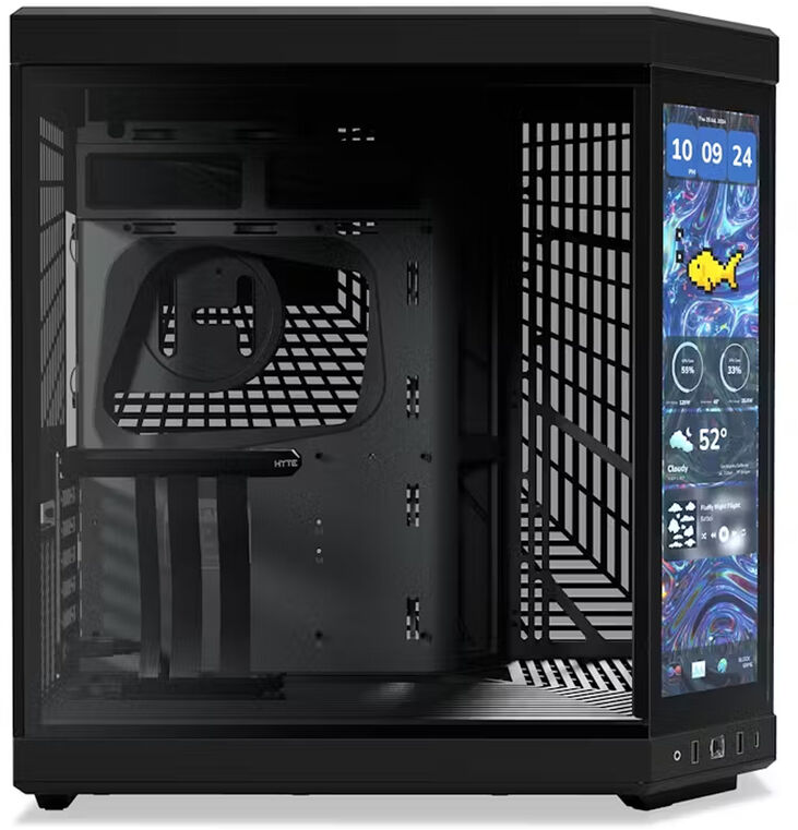 Caja ATX Hyte Y70 Touch Infinite Vidrio Templado Negro image number 2