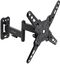 Soporte de Pared Tooq Tilt e Giratónrio 13" a 43" 66-274 mm Max. 20kg Negro