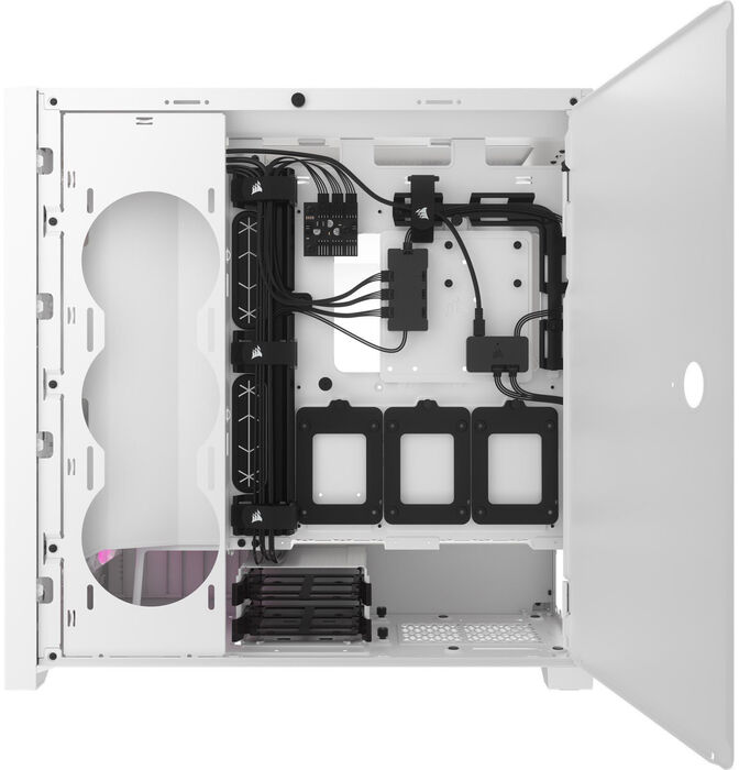 Corsair iCUE 5000D RGB Airflow Midi Tower Blanco image number 10