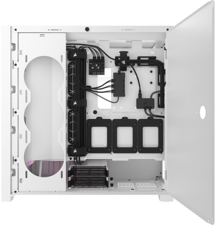 Corsair iCUE 5000D RGB Airflow Midi Tower Blanco image number 10
