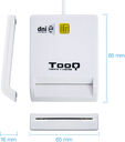 Lector de Tarjetas Tooq - Tarjetas Inteligentes / DNI 4.0 USB 2.0 Blanco image number null
