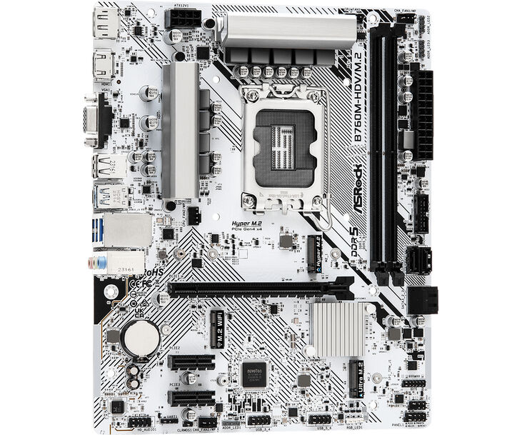 Placa Base ASRock B760M-HDV/M.2 D5 image number 2