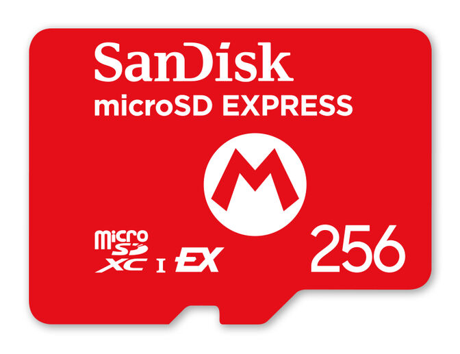 Tarjeta de Memoria SanDisk MicroSD Express Nintendo Switch 2 256GB image number 0