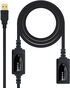 Cable USB 2.0 Nanocable Prolongador c/ Amplificador USB-A M/F 10 M image number null