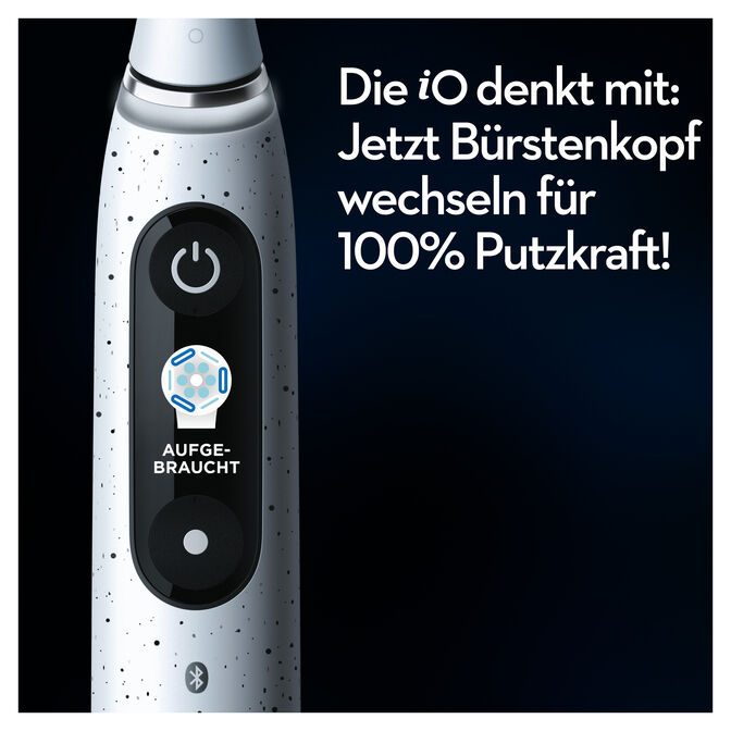 Cepillo de Dientes El&eacute;ctrico Oral-B iO Series 10 Stardust White image number 16